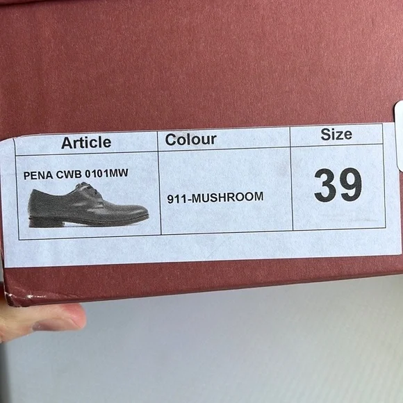 NWT/Women’s, Want les essentiels, Leather lace up, Pena Derby shoe - Picture 15 of 16